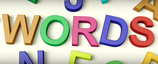 Words Matter, Part I